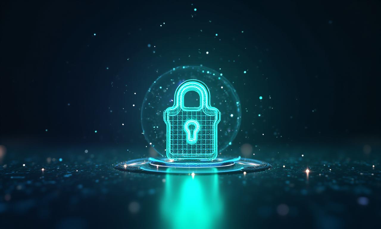 Digital lock graphic shielding media assets