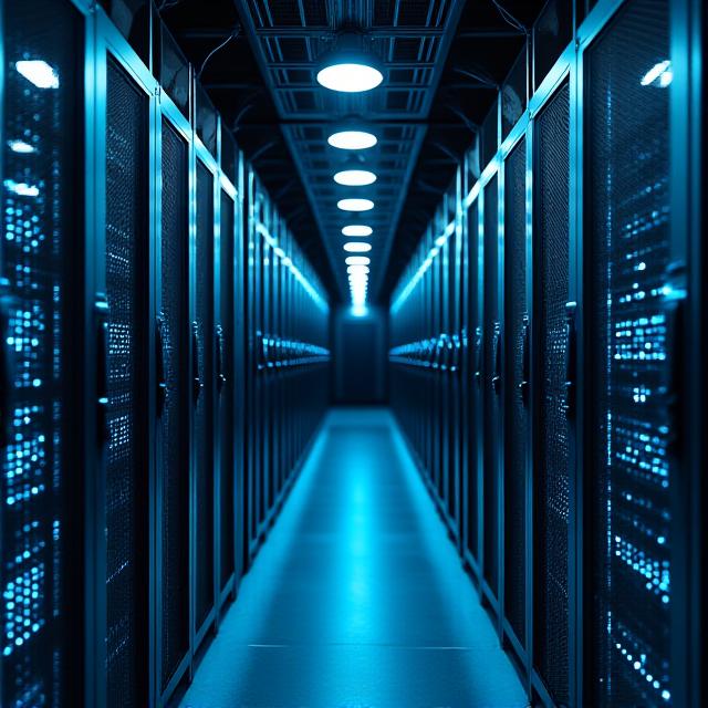 Secure server room for media rendering